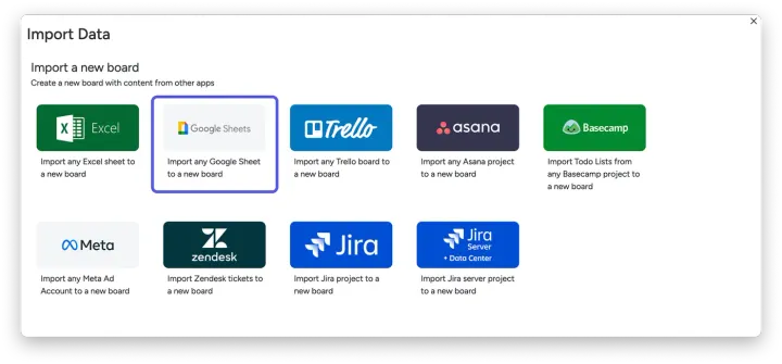 Como funciona? — Como importar meus projetos do Google Sheets