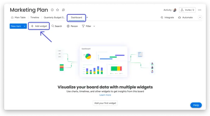 Como adicionar o widget ao seu painel — Feed do Facebook Incorporado