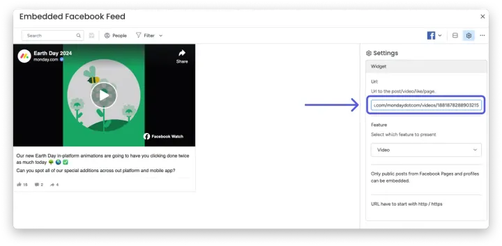 Como configurá-lo — Feed do Facebook Incorporado