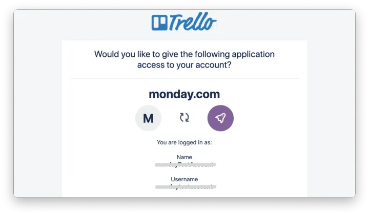 Conecte sua conta — Como importar quadros do Trello