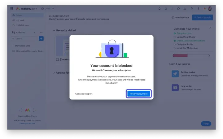 Verifique por que sua conta está bloqueada — Por que minha conta está bloqueada?