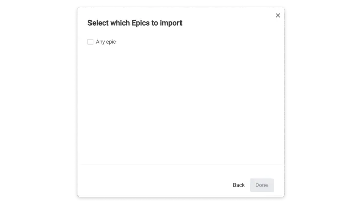Importar dados — Como importar do Jira Server
