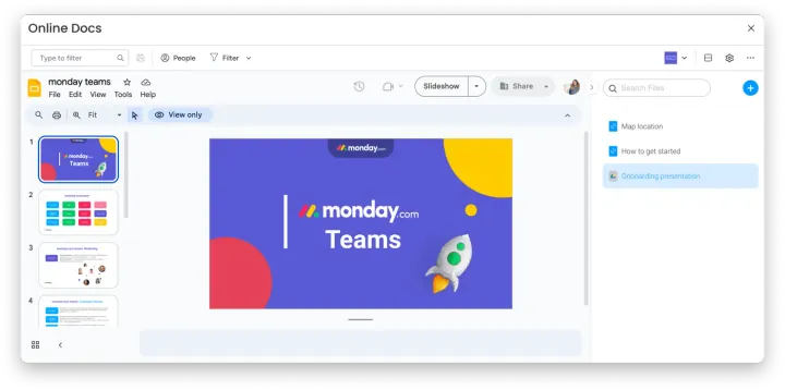 Incorporar seus documentos do Google Drive — Documentos Online